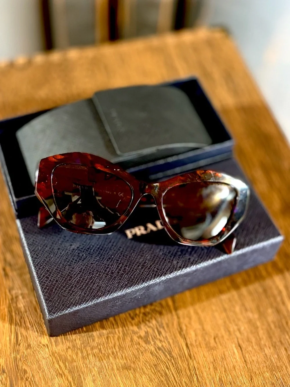 Prada – Sunglasses – Symbole PR 07YS – Honey Havana – Sz. OS - Picture 7 of 10